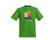 Dječja majica Pat i Mat zelena, veličina 122 Majice Pat i Mat - Dječje majice